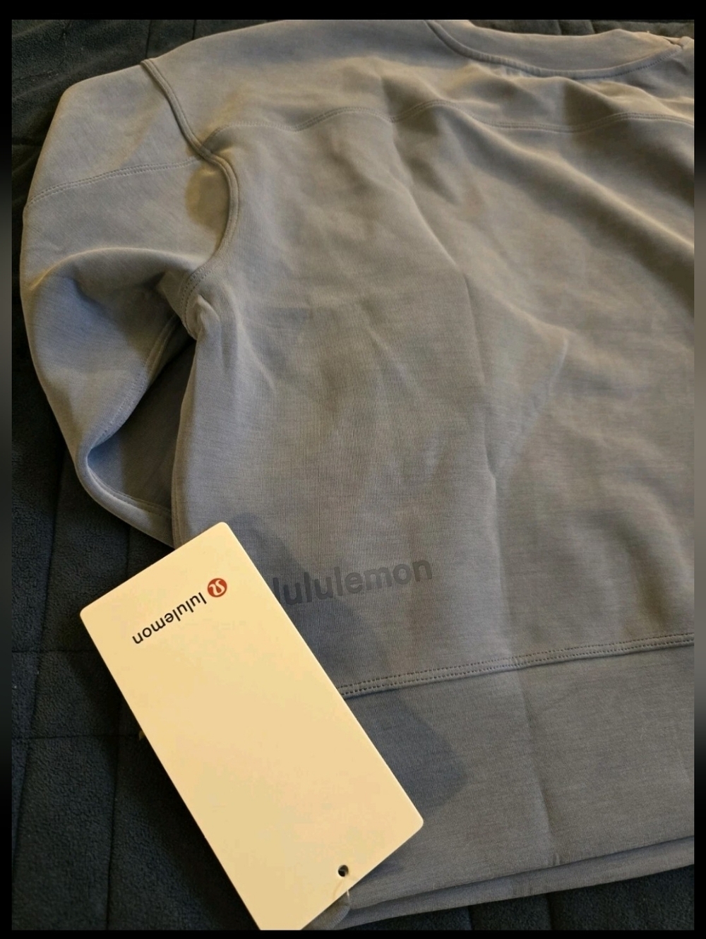 Lululemon FIRE! NWT! Softstreme Perfectly Oversized Cropped Crew. Sz 14. R2S! - Picture 11 of 15